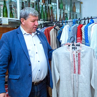 Белорусский лен ручной работы купить в Минске - Славутасць